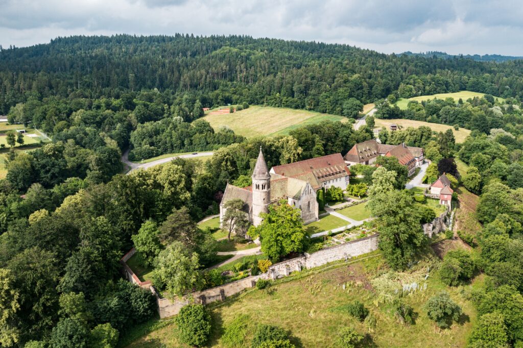 Drohnenaufnahmen des Klosters Lorsch